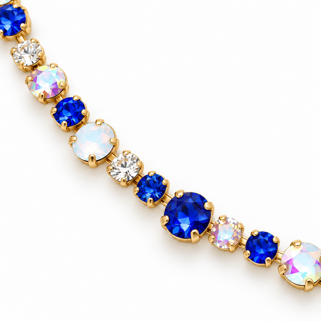 Blue Game Day Necklace