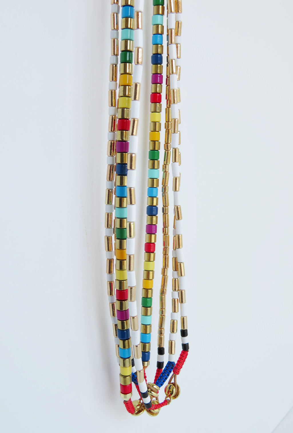 Enamel Tube Necklaces