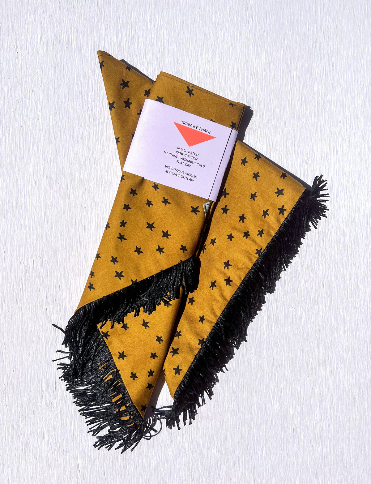 Stars & Checks Fringe Bandanas