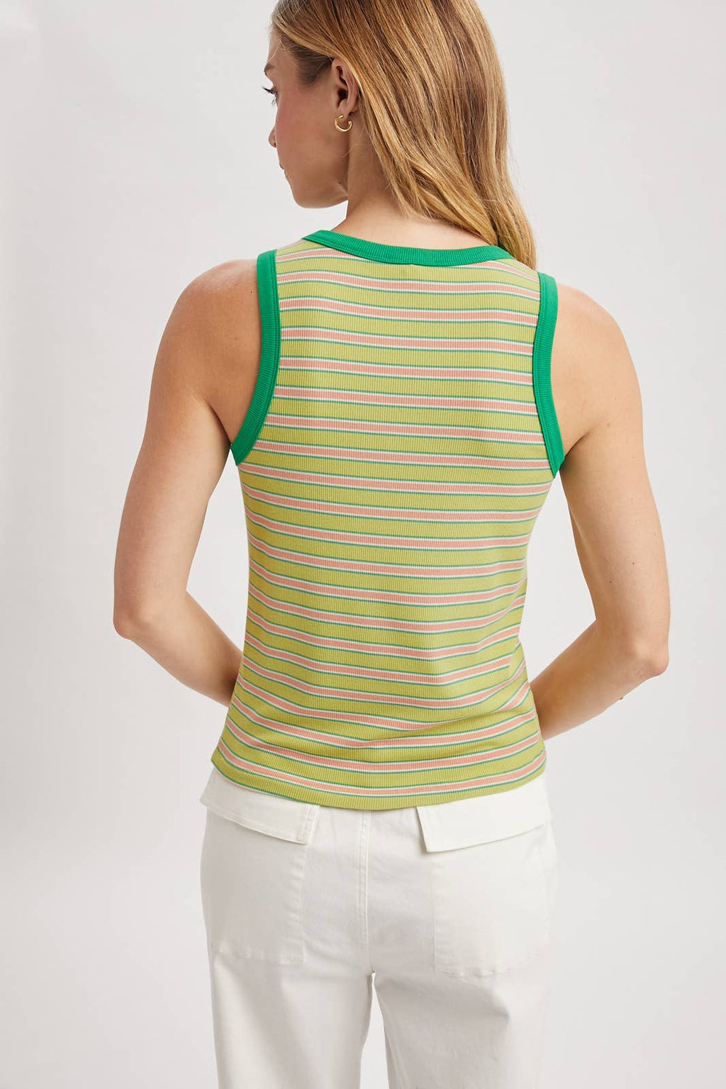 STRIPED KNIT TANK