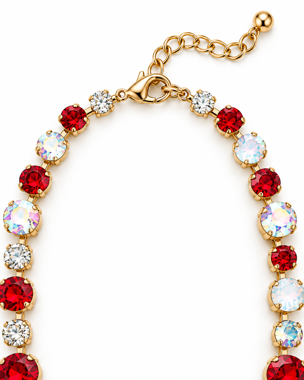 Red Game Day Necklace