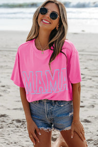 Mama Neon Pink Tee