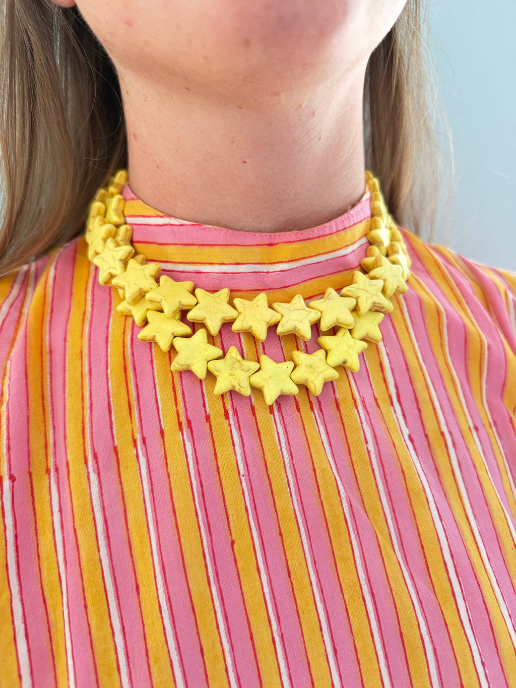 Star Necklace - Large - Yellow