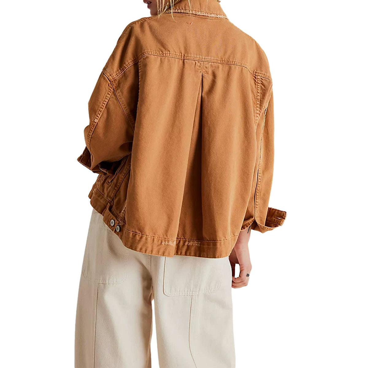Camel denim jacket