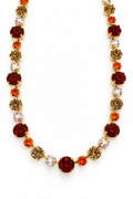 Orange, Brown Fall Necklace