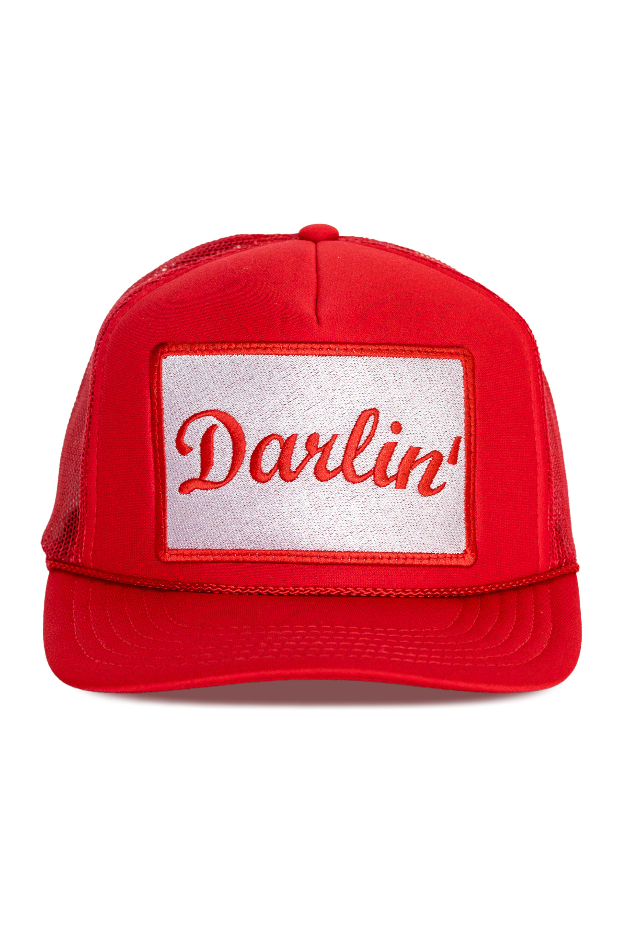 Best Selling Hat with Darlin' Patch in Red – The Gruene G.O.A.T