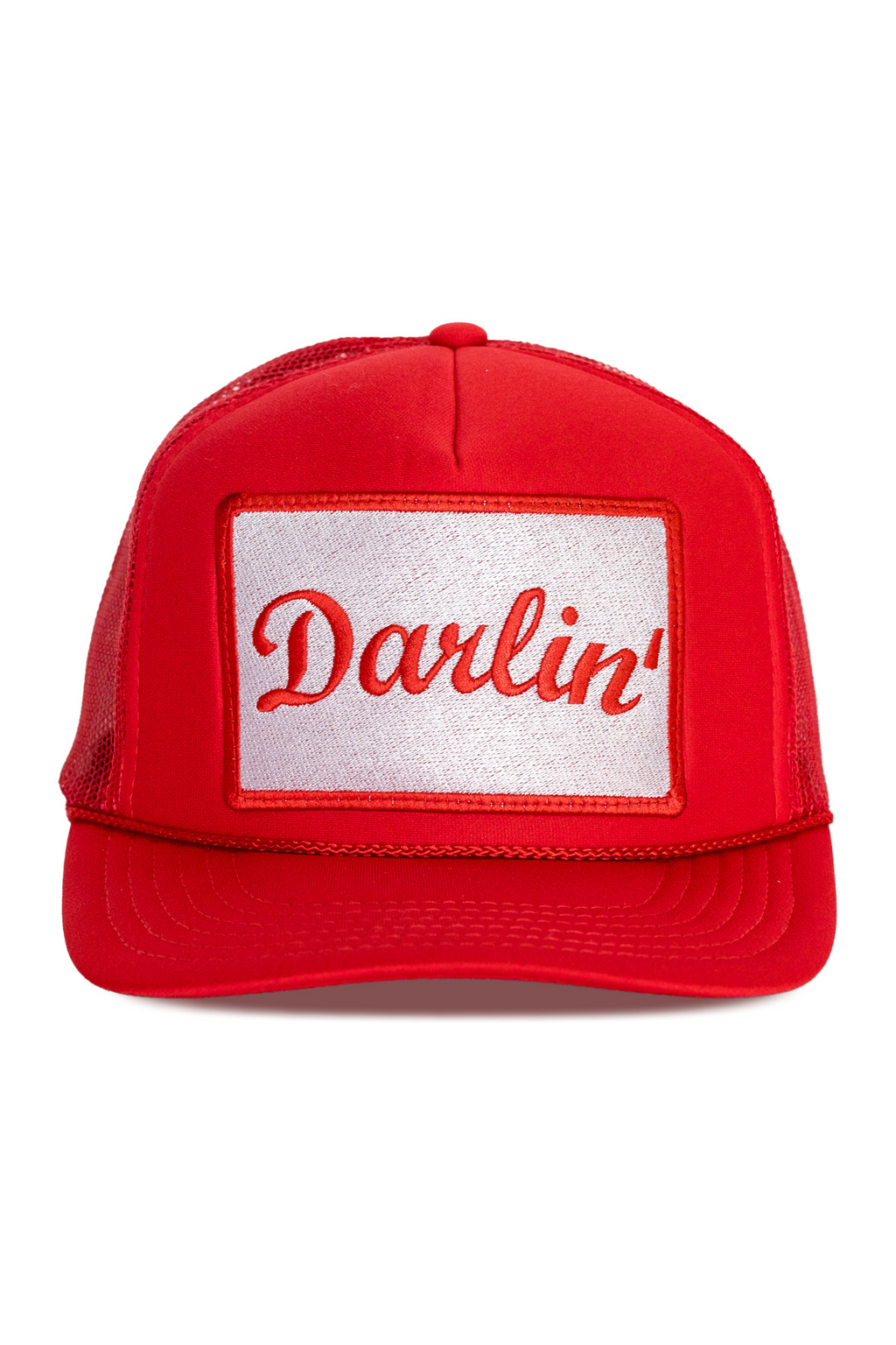 Best Selling Hat with Darlin' Patch in Red