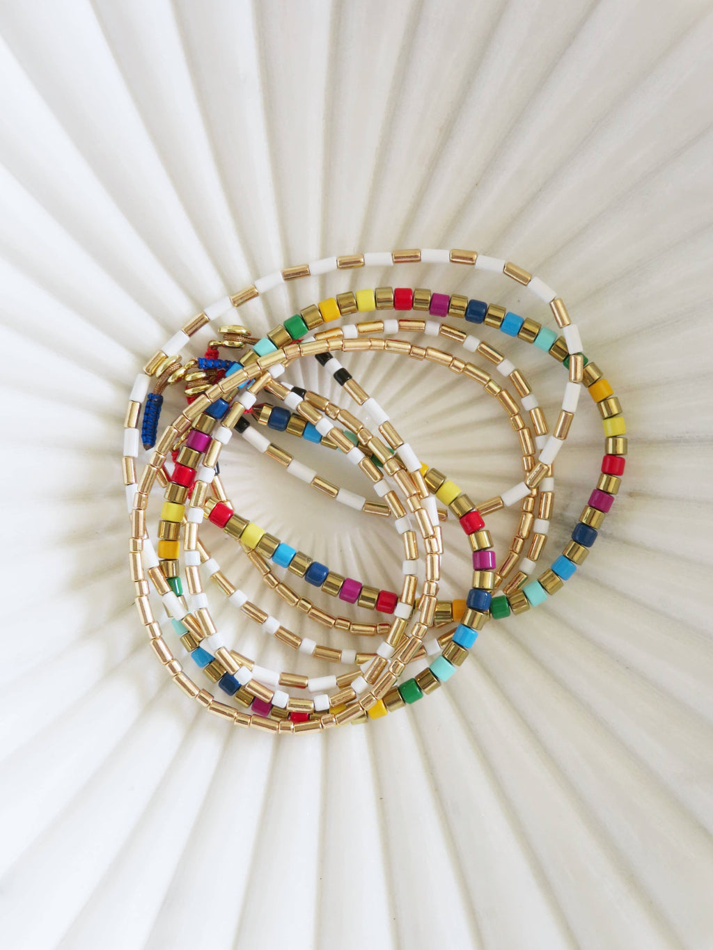 Enamel Tube Necklaces