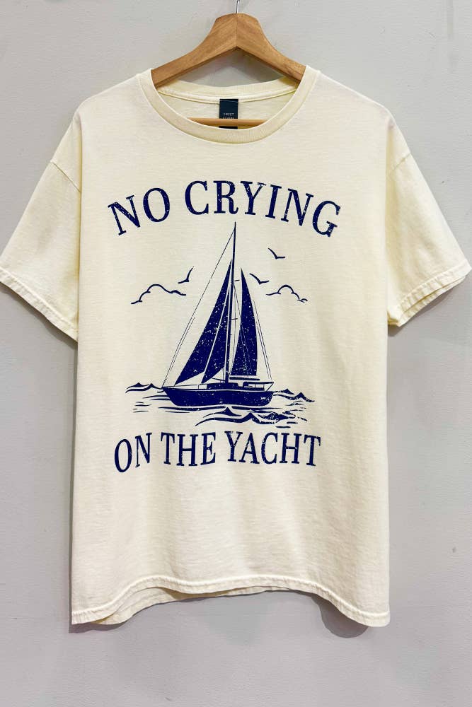 No Crying on the Yacht Tee