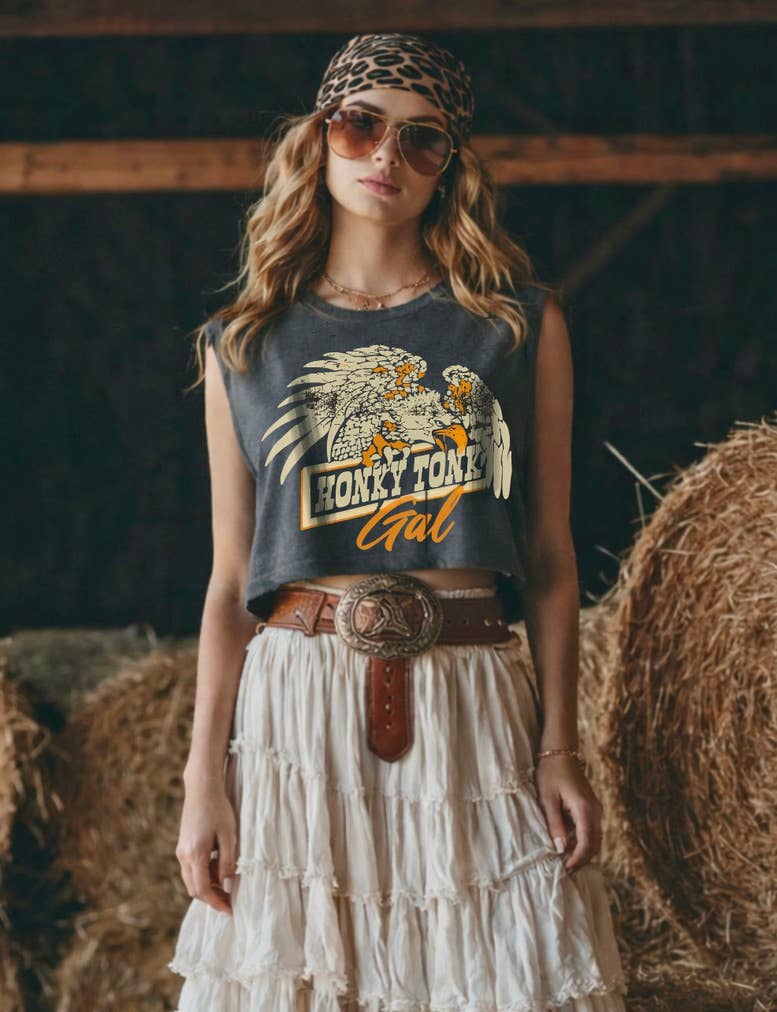 Honky Tonk Gal boxy tank