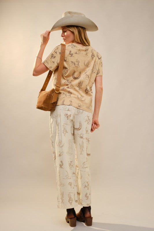 Western graphic tee