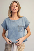 Boxy Denim top