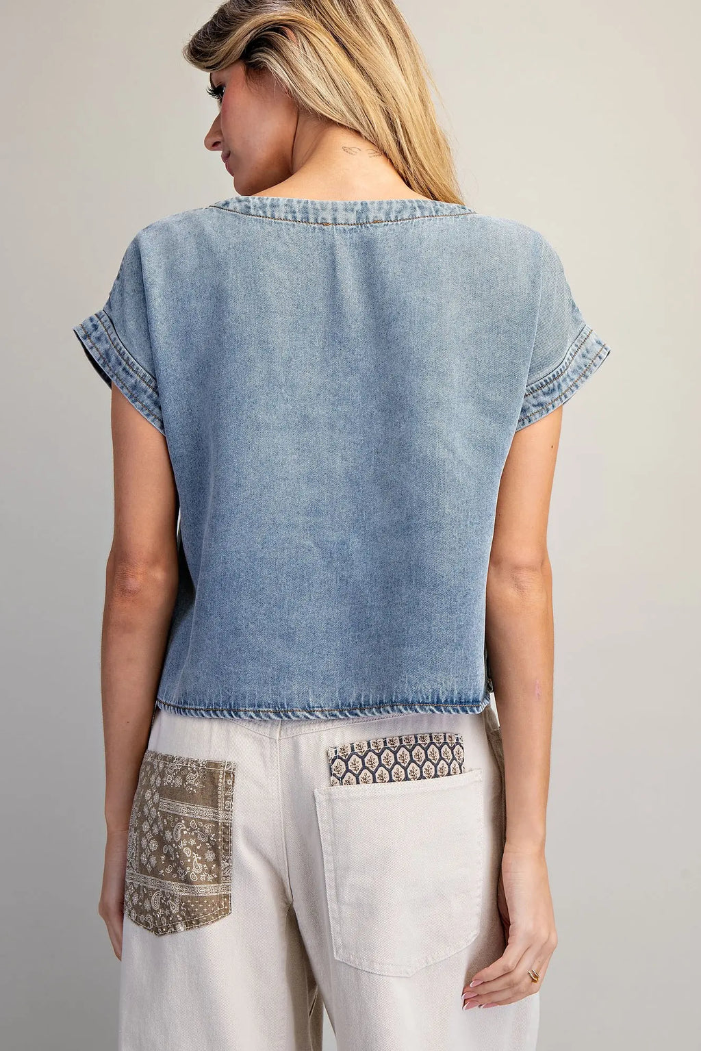 Boxy Denim top