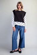 Polka dot vest top