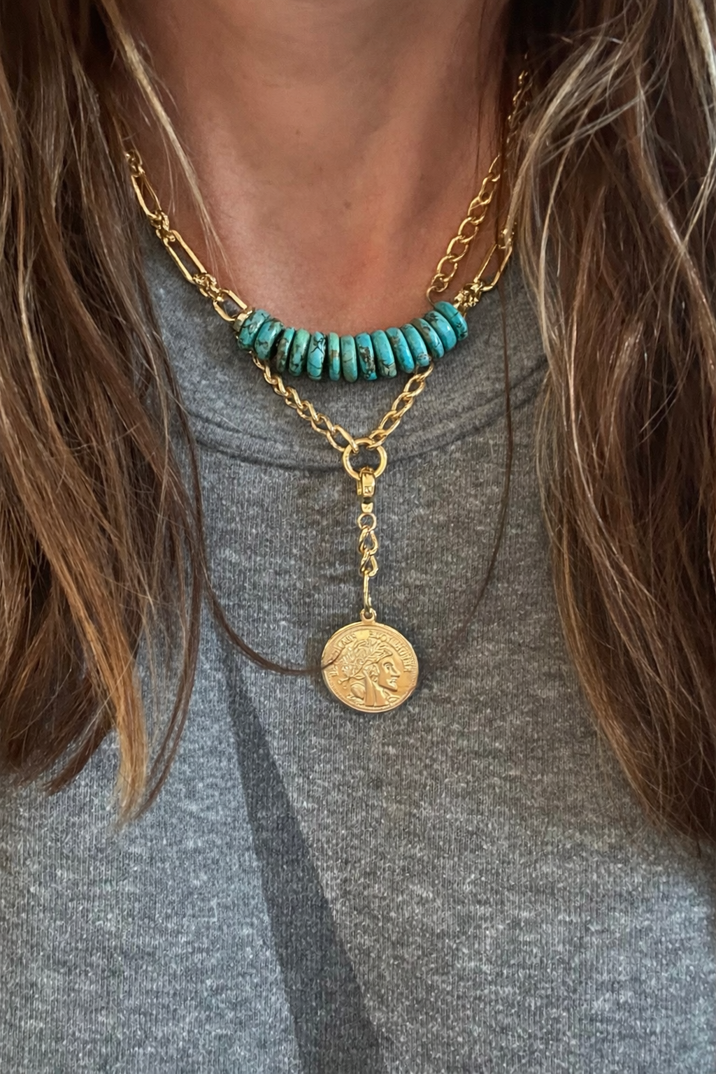Ariel Necklace Turquoise