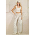White Pin striped Denim pant
