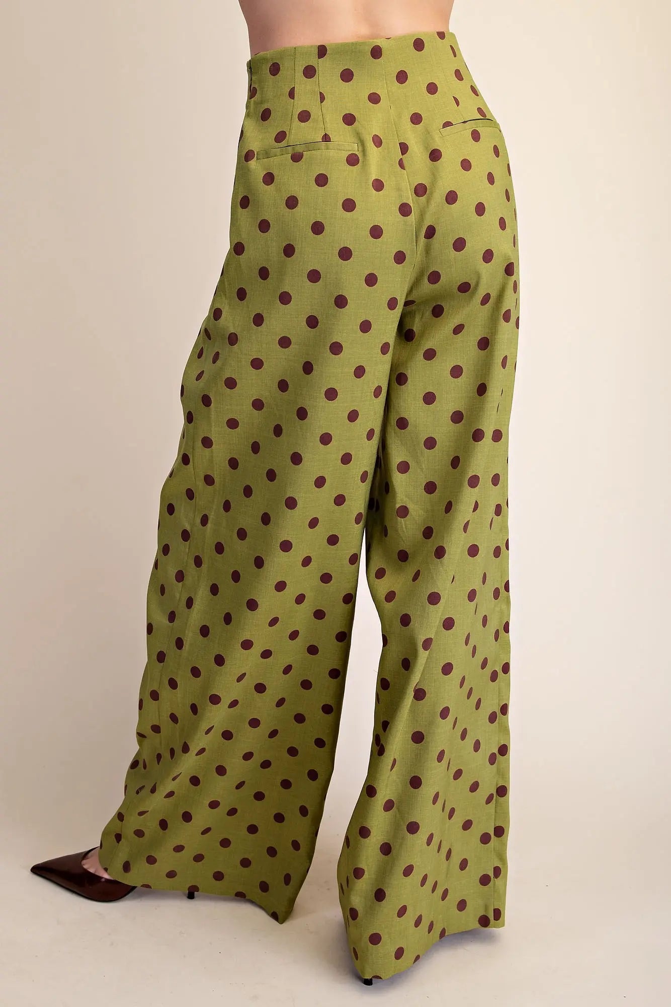 Polka dot trouser