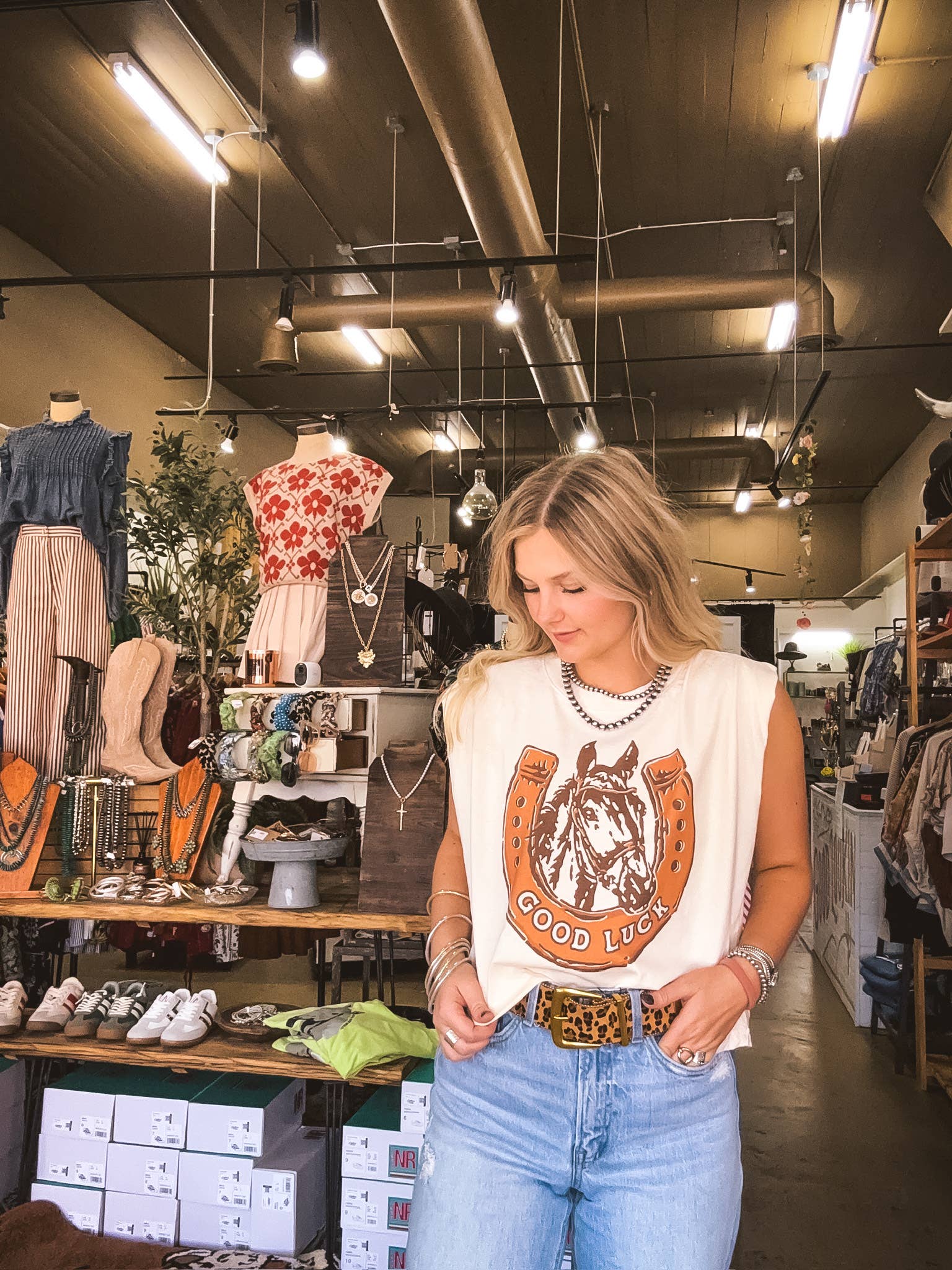 Good Luck Pony Boxy Tank