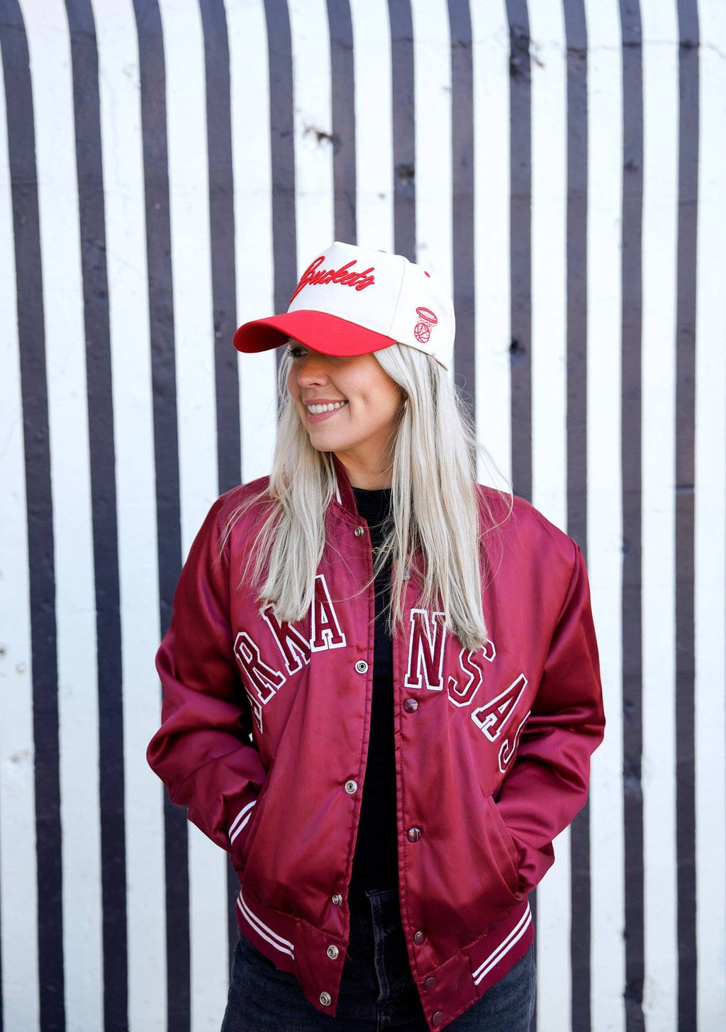 Buckets - Red Vintage Trucker Hat