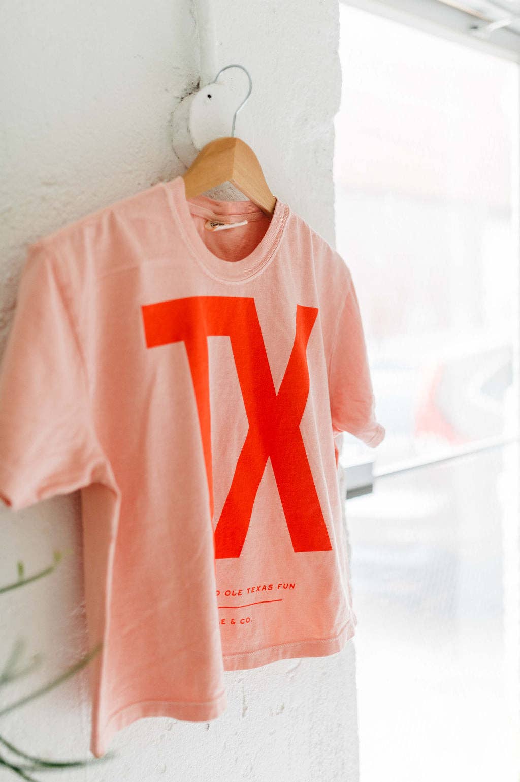 Tx | peachy comfort colors boxy cropped tee