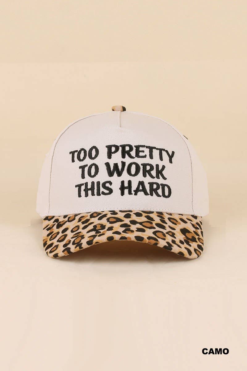 Too Pretty To Work This Hard Hat