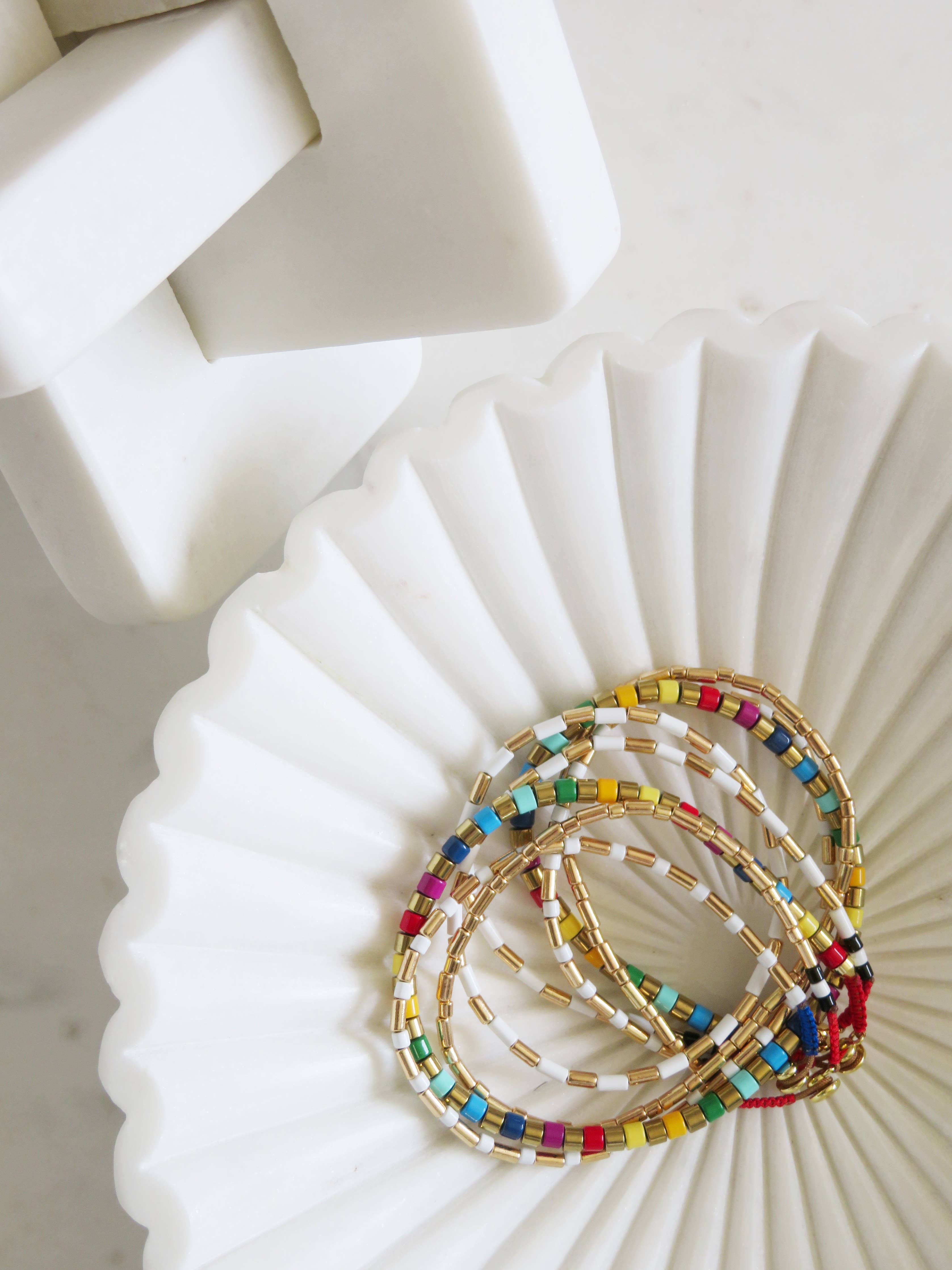 Enamel Tube Necklaces