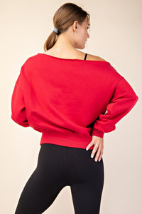 Off the shoulder sweater