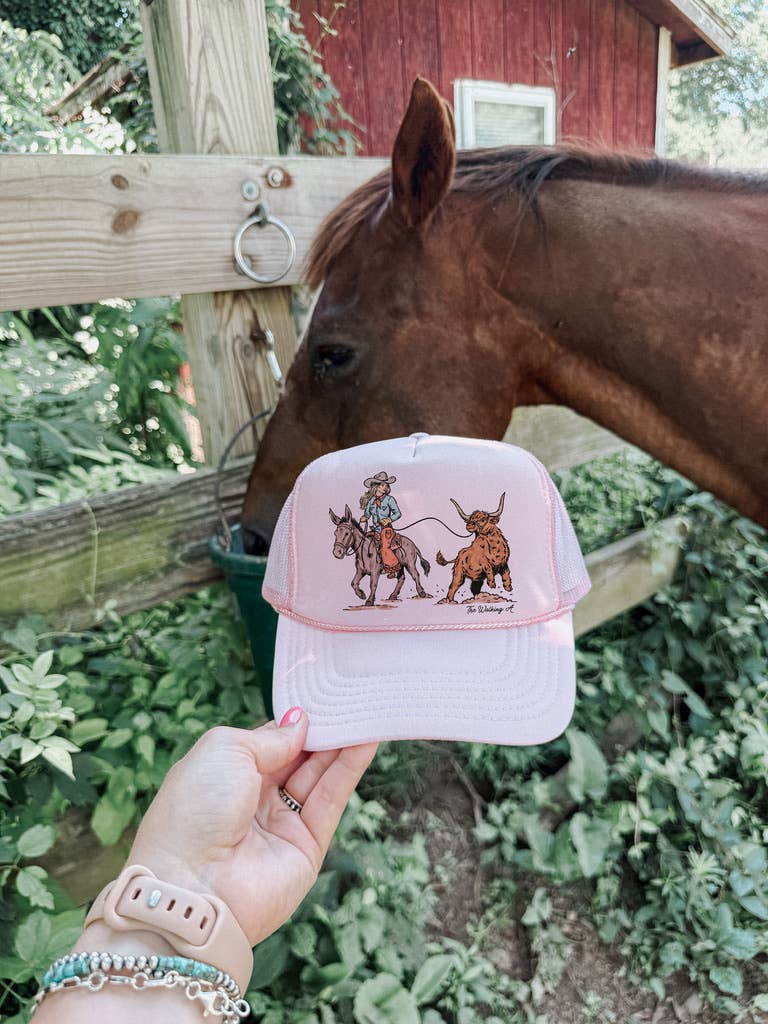 ROWDY CAP: PINK