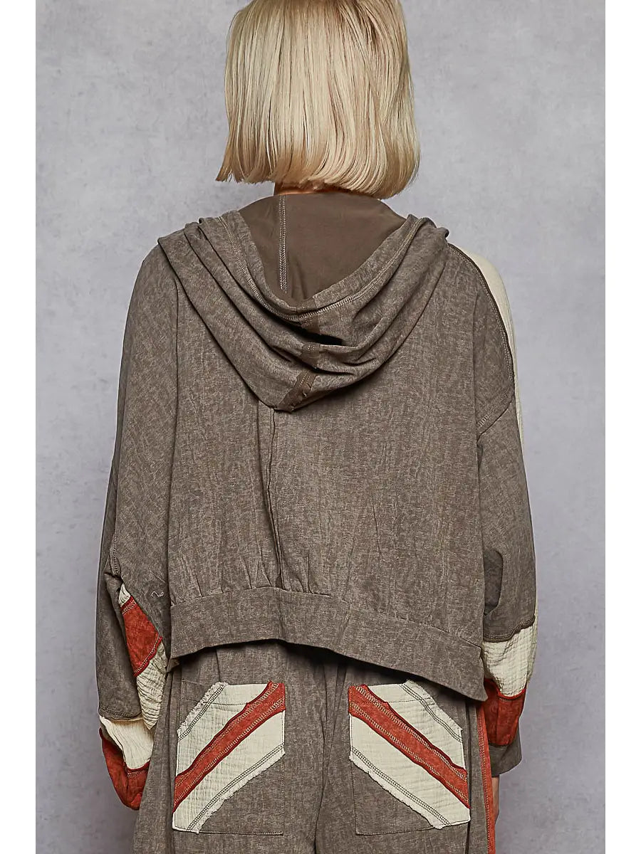 Vintage wash color block set