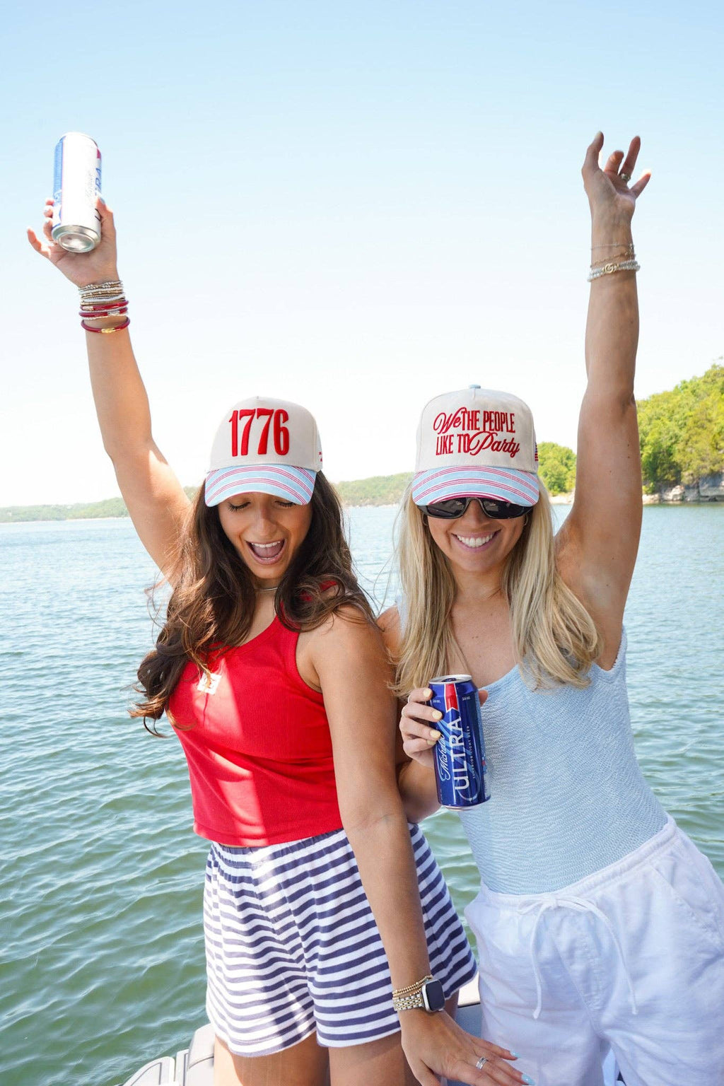 We the People like to Party - Americana Stripe Hat