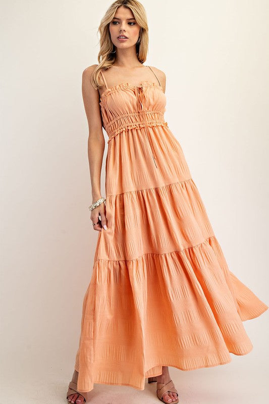 Tiered maxi dress