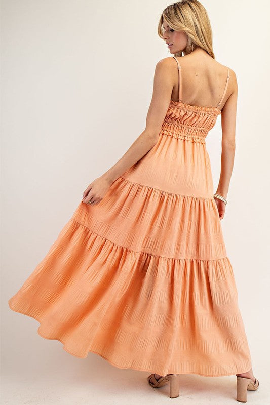 Tiered maxi dress
