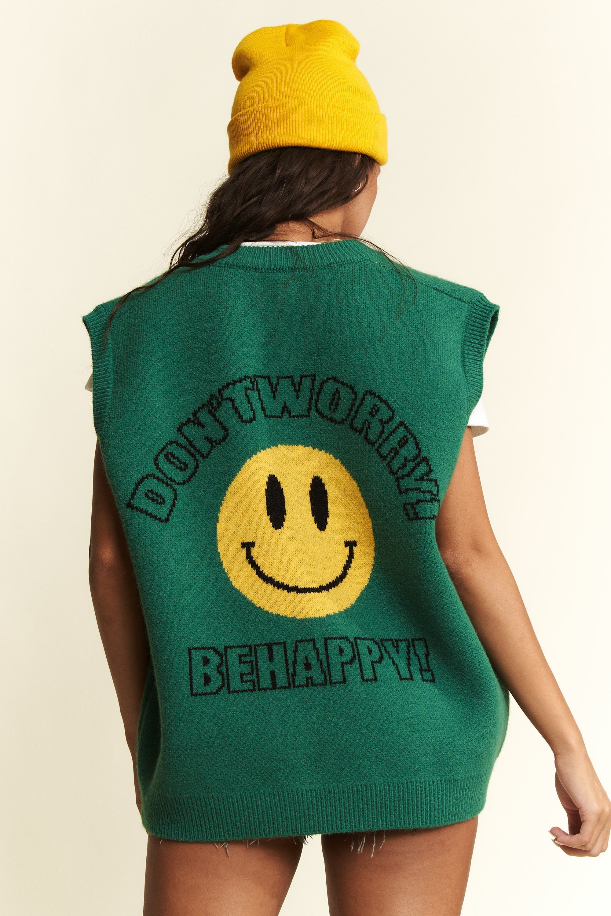 Dont Worry, Be Happy sweater Vest