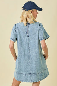 Denim Shift Dress