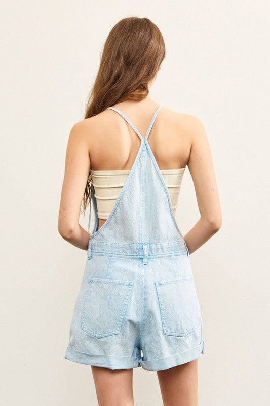 Button Cami Romper