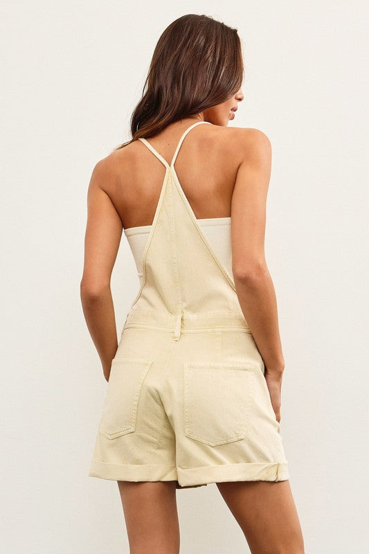 Button Cami Romper