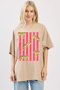 Tigers and stripes tee