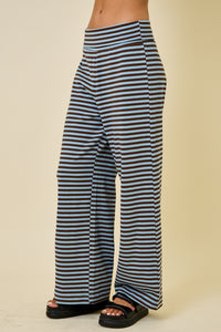 Striped sleeveless pant set