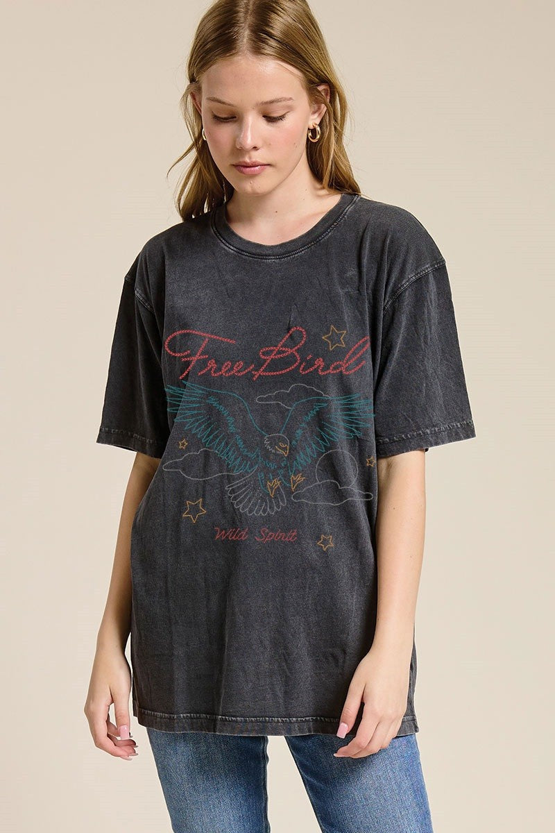 Free bird wild spirt tee