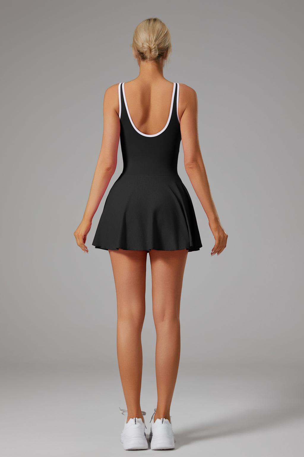 Scoop neck athletic dress