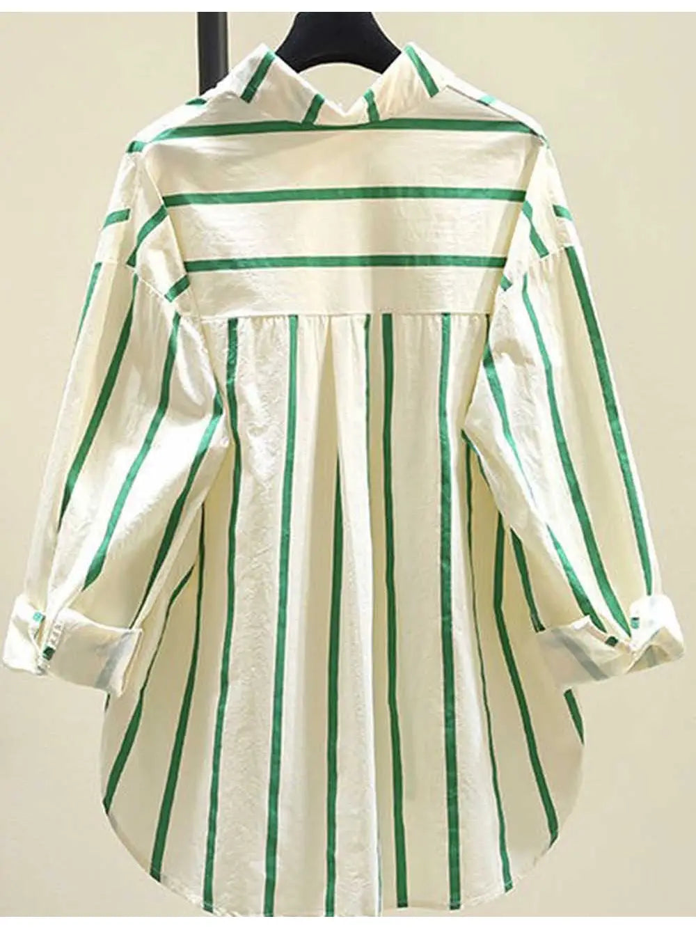 Green stripe button down