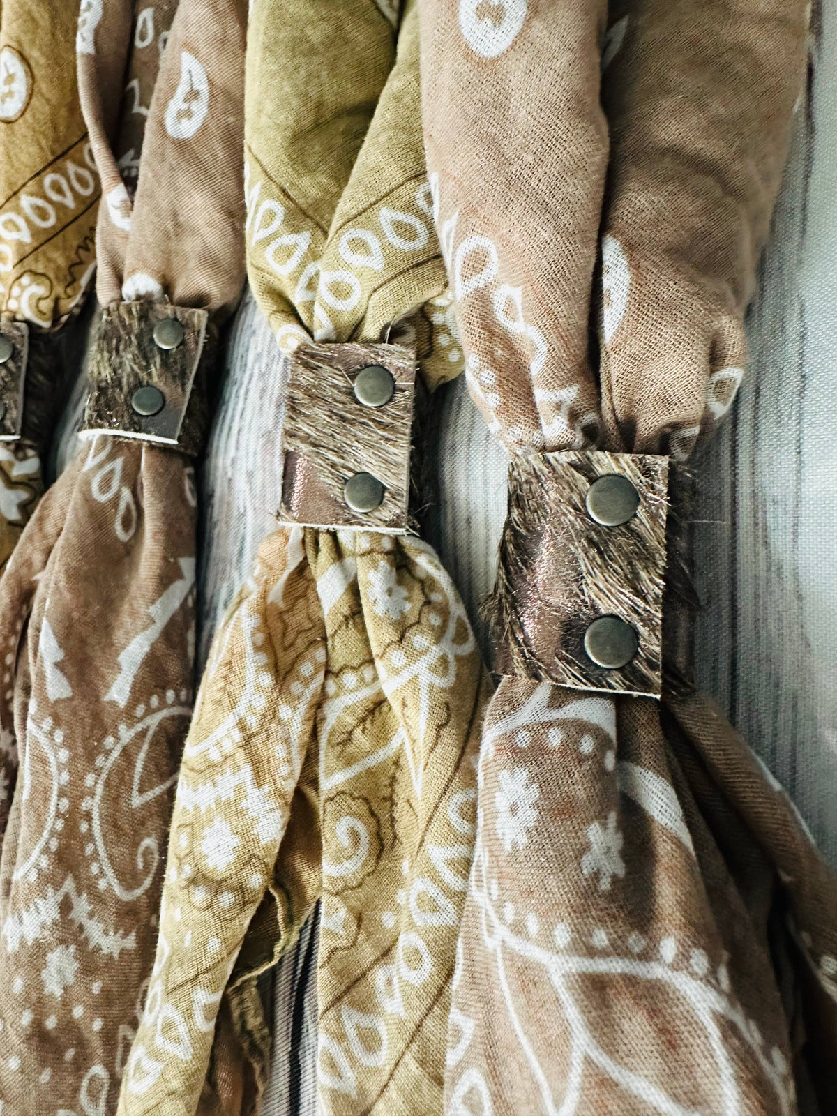 Earth Tones Hand Dyed Bandana