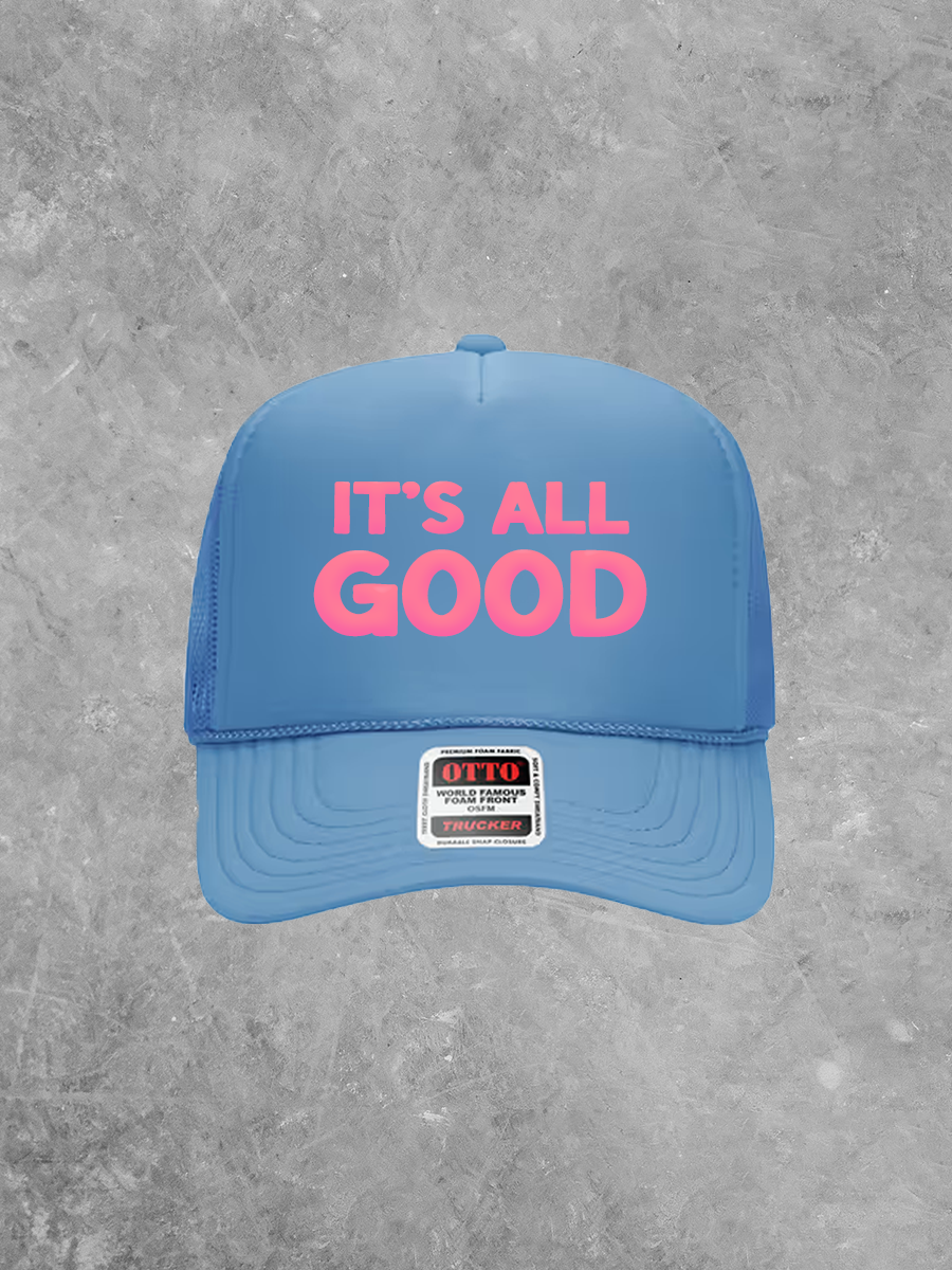 It's All Good, Pink Puff Summer Trucker Hat