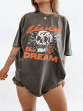Livin The Dream Graphic tee - Smoke