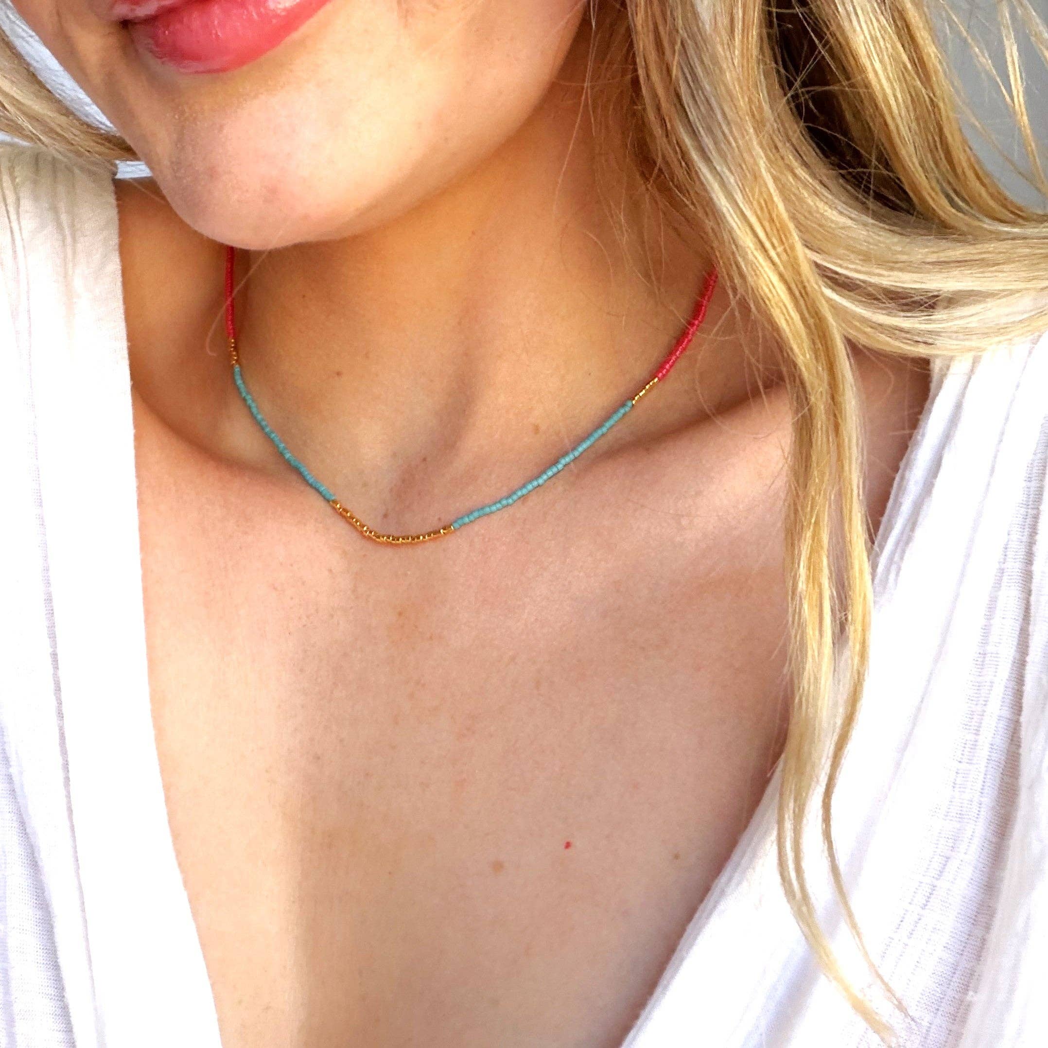 Western Lithe Beaded Necklace