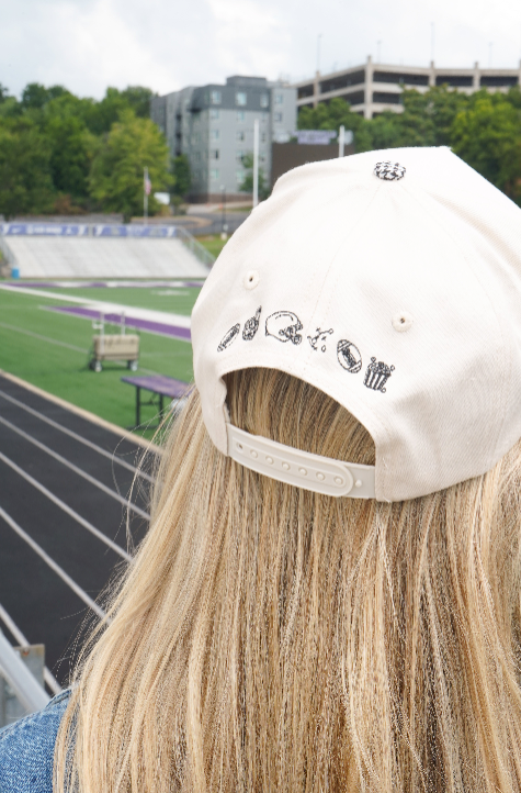 Touchdown - Black/White Houndstooth Hat