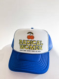 Radical Women Feminist Trucker Hat - Blue/White
