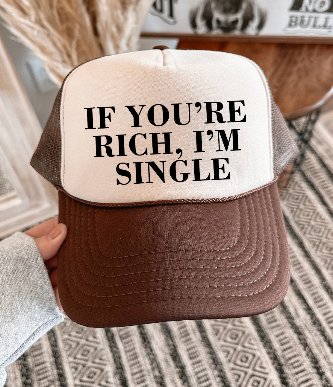 If You're Rich, I'm Single trucker