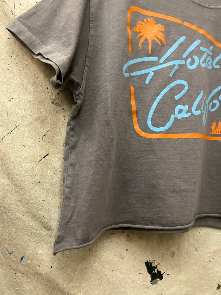 Hotel California Vintage Relaxed Crop T-shirt