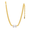 Darcy Necklace in Clear